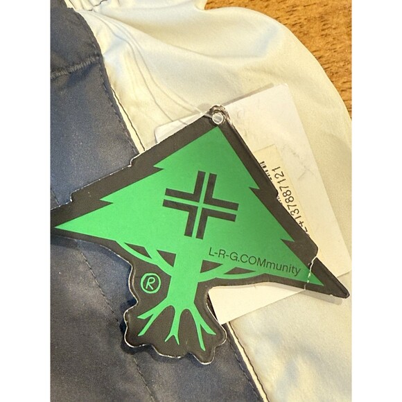 LRG Lifted Research Group Mens Track Pants NWT Size Medium Blue And Red NEW - Picture 11 of 14